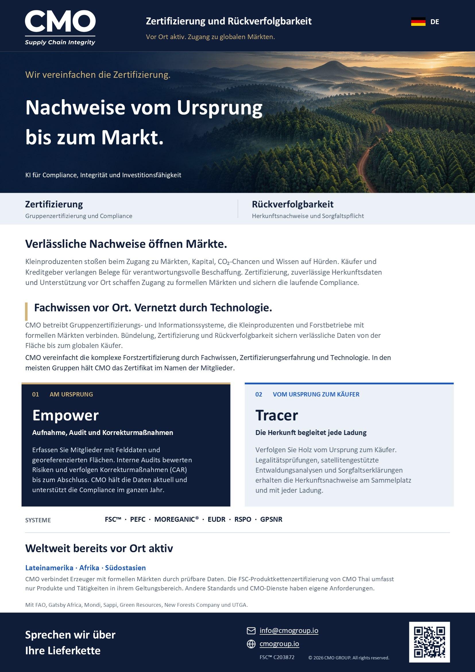 Deutsch brochure front